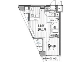 落合南長崎駅 徒歩3分 8階の物件間取画像